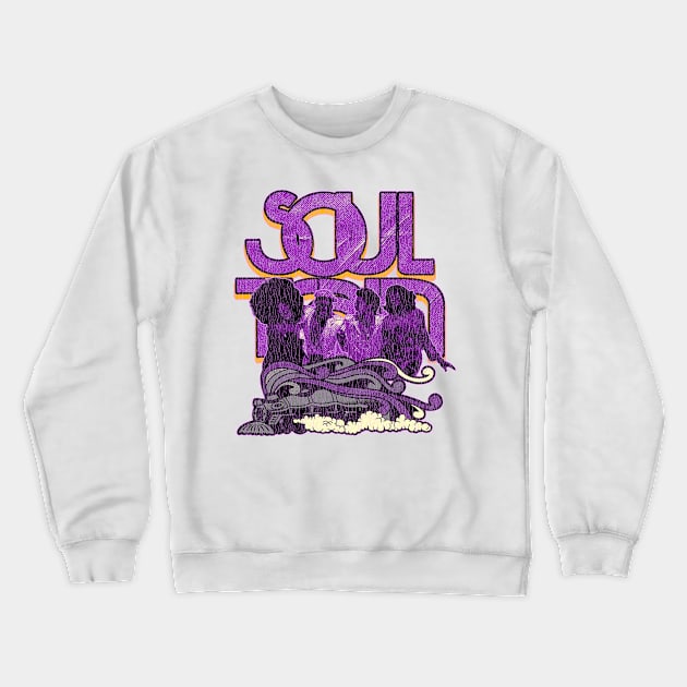 Soul Train Vintage Classic Purple Crewneck Sweatshirt by Bakul Jenang